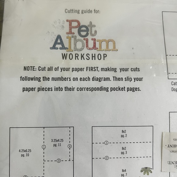 8x8 Deja Views Dog Days Scrapbook Album Kit Paper Stickers Pet Memory Book DIY - Picture 3 of 8